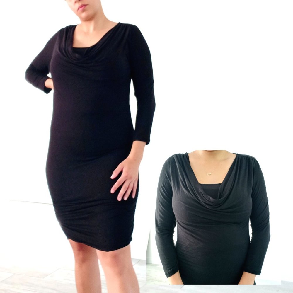CABI Women Size Small Black Work elegant Dress